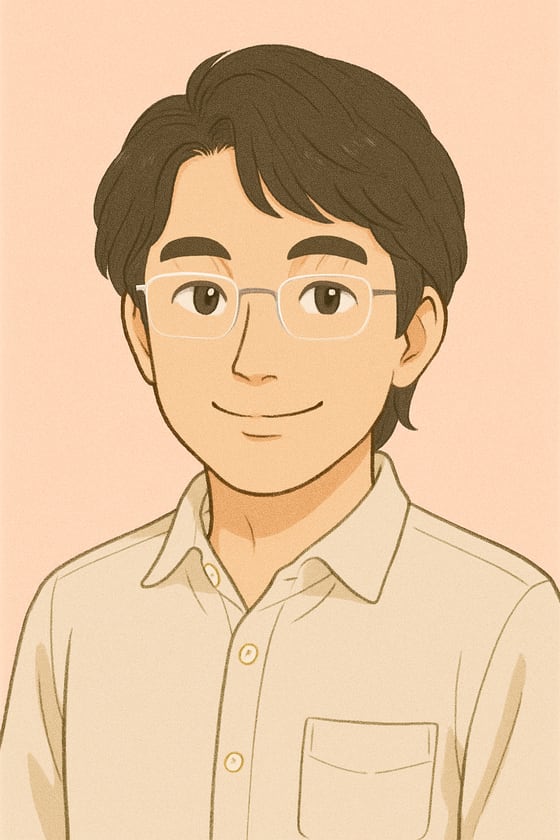 男性セラピストの似顔絵